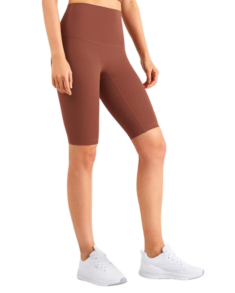 SPORT.LES 2NDSKN Knee Length Bike Shorts Rust