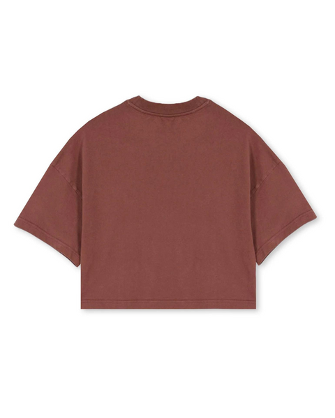 SPORT.LES Studio to Street Crop Tee Rust