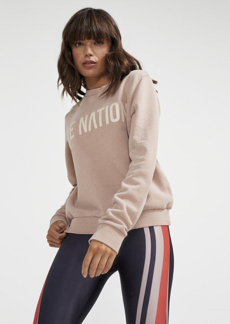 P.E NATION Fortify Sweat Rugby Tan, Shop Online at