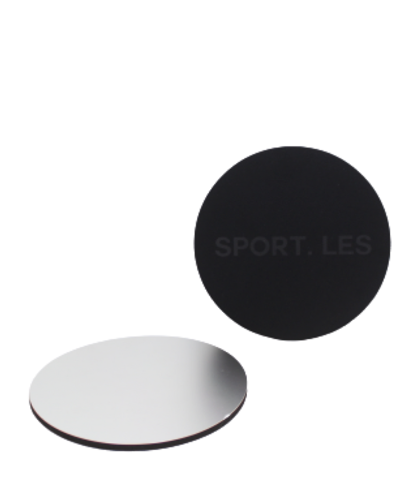 LES FIT Sliders Silver | Shop Luxury Fitness Accessories | SPORTLES.com