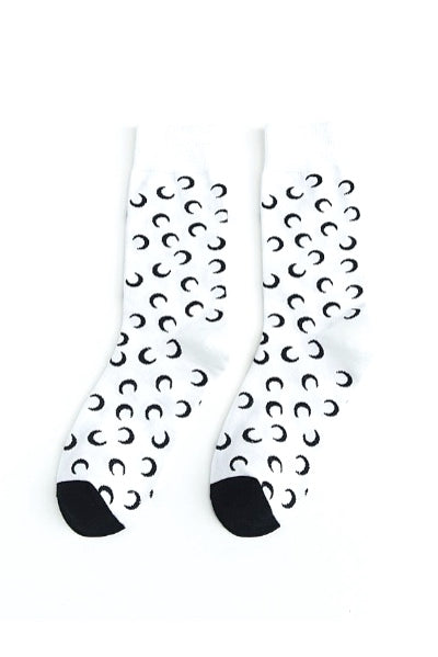 LES-FIT Half Moon Socks White | Shop Online at SPORTLES.com
