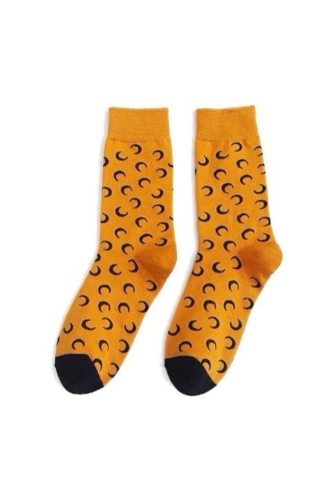 LES-FIT Half Moon Socks Orange | Shop Online at SPORTLES.com