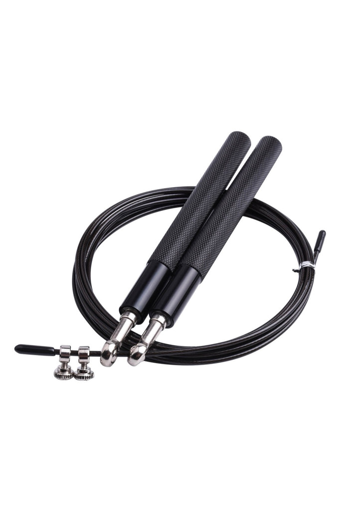 LES-FIT Adjustable Skipping Rope Black | Shop Online at SPORTLES.com