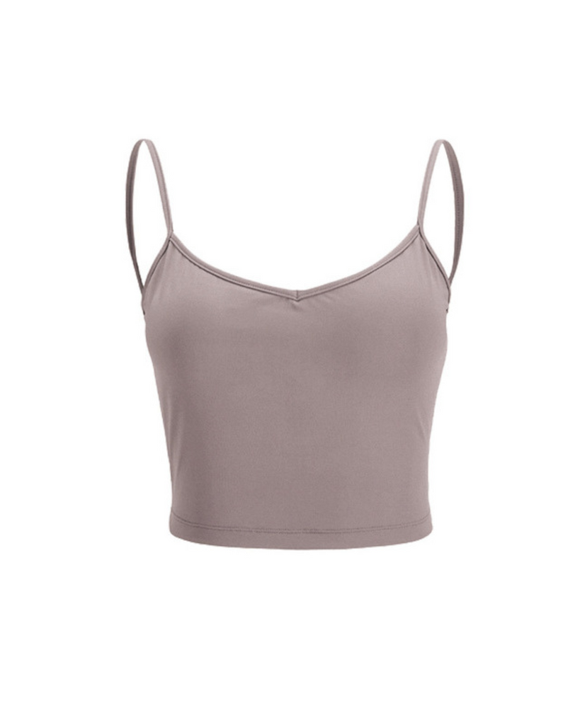 SPORT.LES Scope Ballet Studio Crop Top Mocha