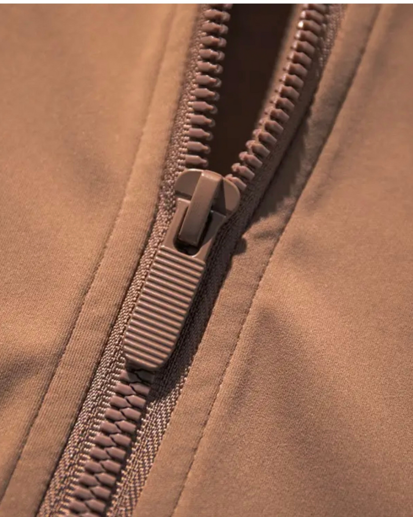 SPORT.LES 2NDSKN Cropped Active Zip-Up Sand | Shop Online at SPORTLES.com