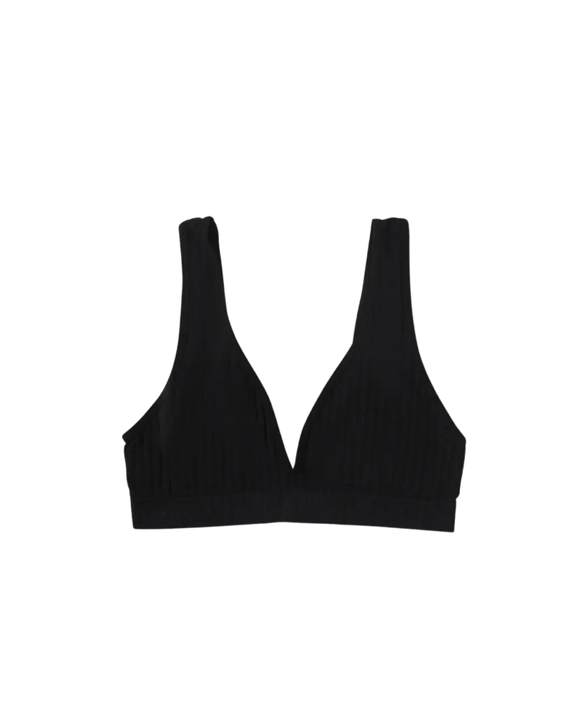 SPORT.LES Ballet Ribbed Bralette Black