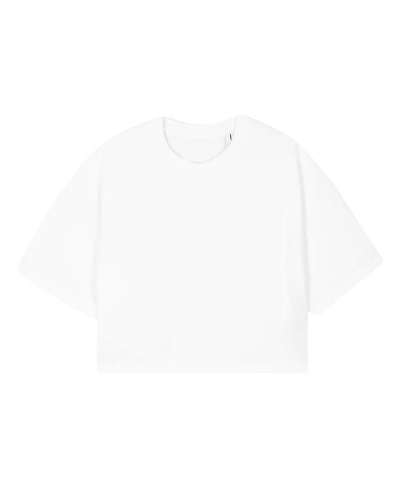 SPORT.LES Studio to Street Crop Tee White