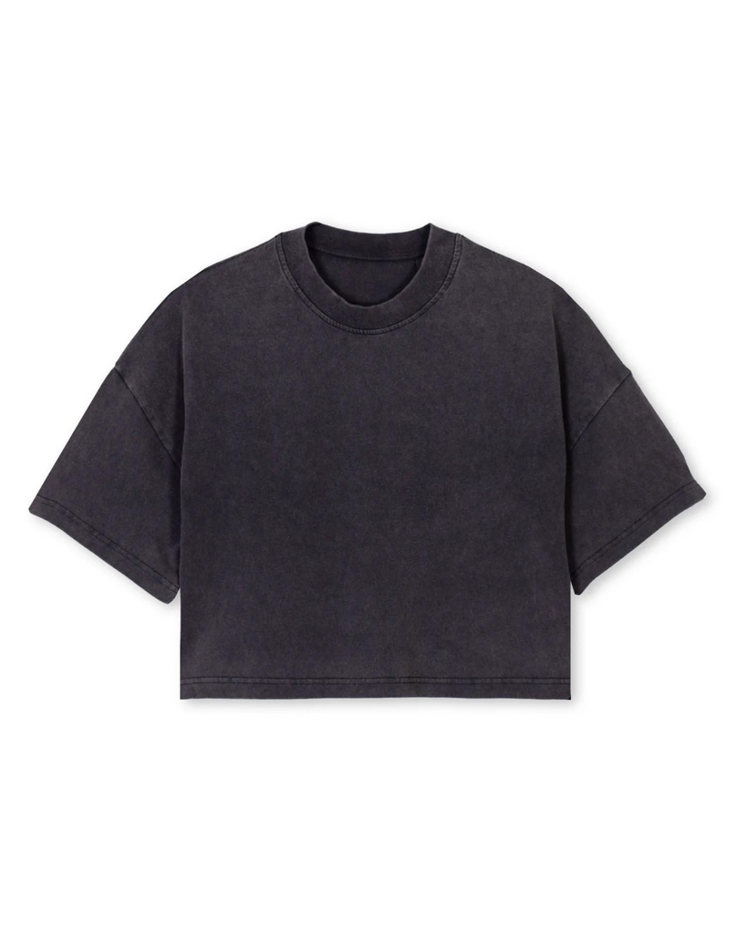  SPORT.LES Studio to Street Crop Tee Vintage Black