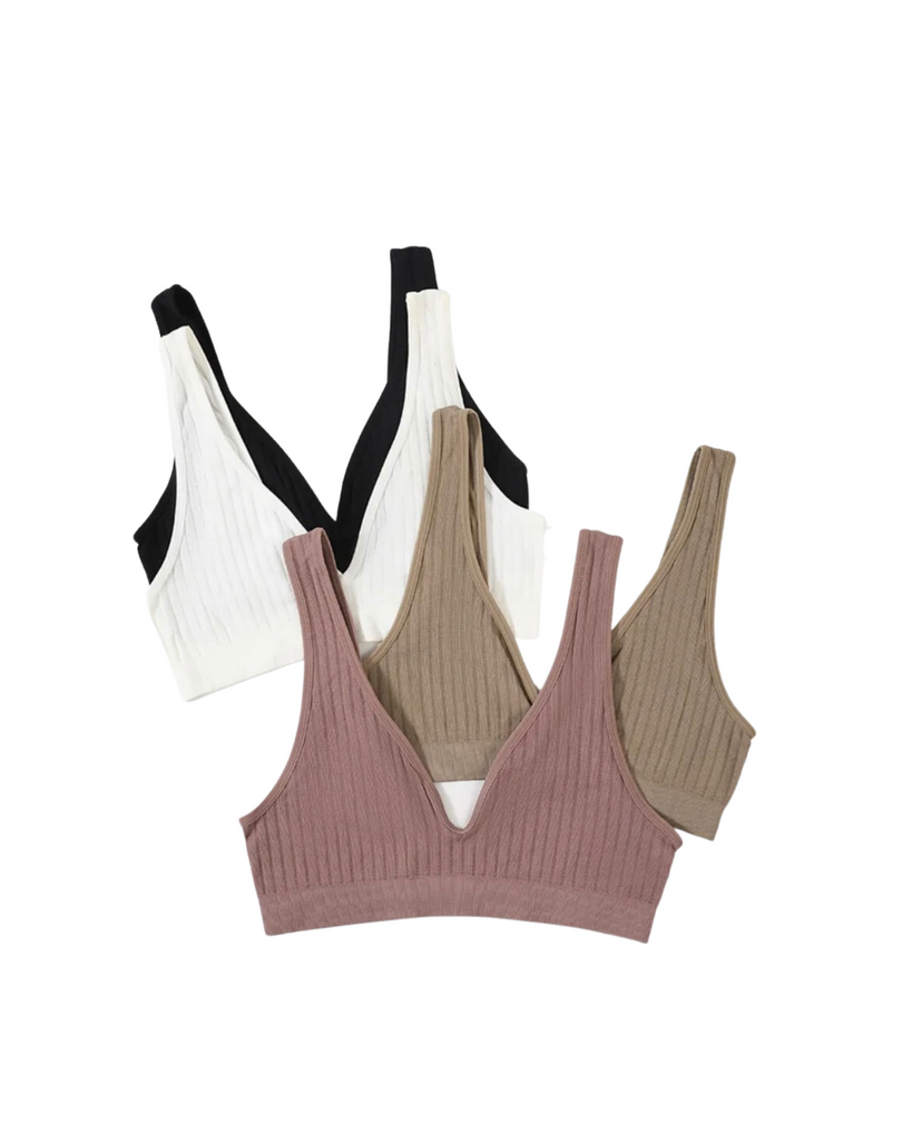 SPORT.LES Ballet Ribbed Bralette Black