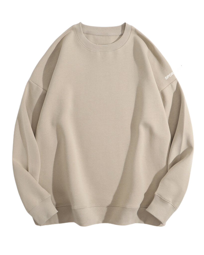 SPORT.LES Boyfriend Sweatshirt Taupe