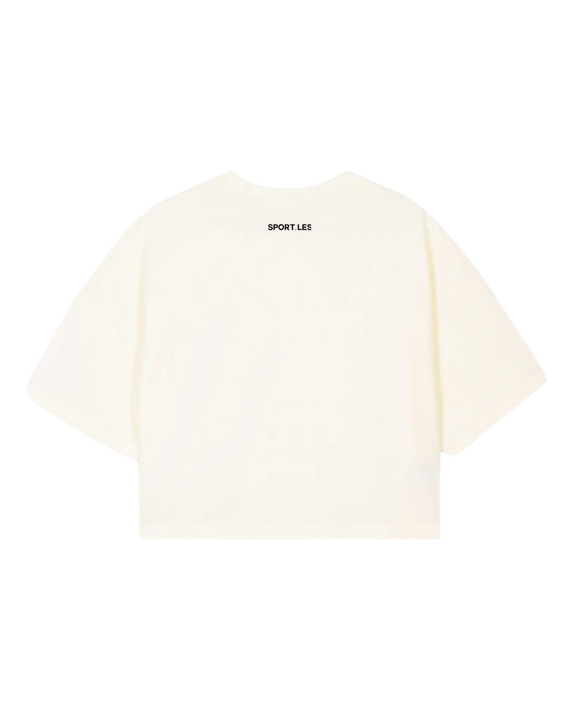 SPORT.LES Studio to Street Crop Tee Cream