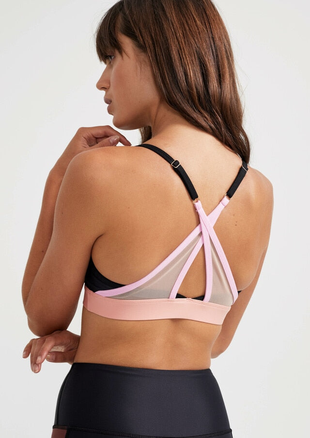 P.E NATION Point Forward Sports Bra Black | Sustainable Activewear SPORTLES.com