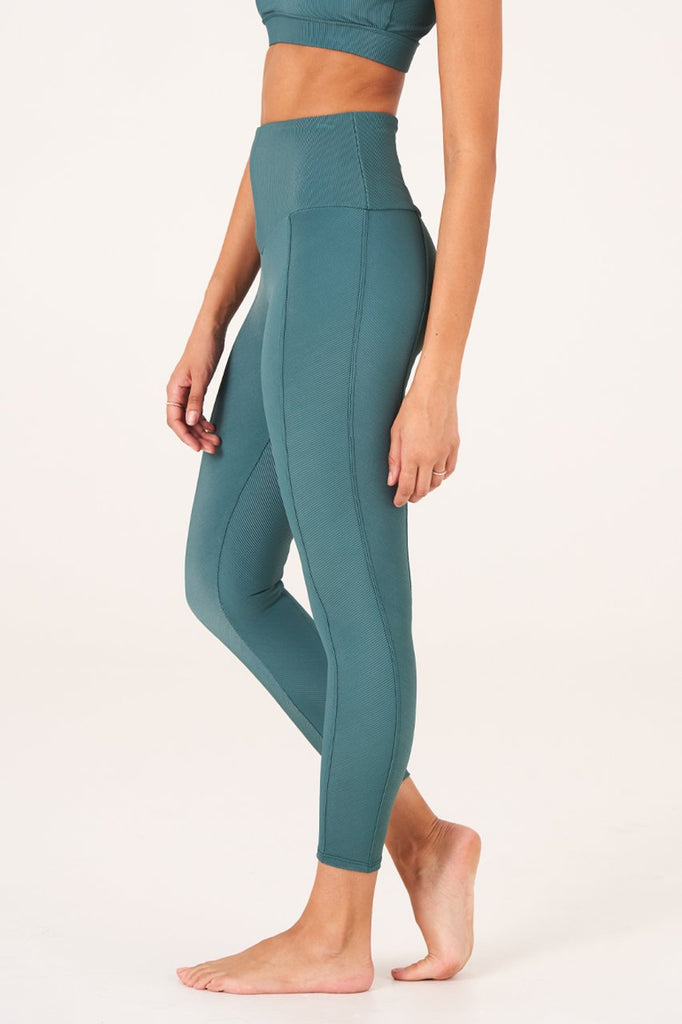 ONZIE Sweetheart Midi Legging Pale Cacti Rib | Shop Online at SPORTLES.com