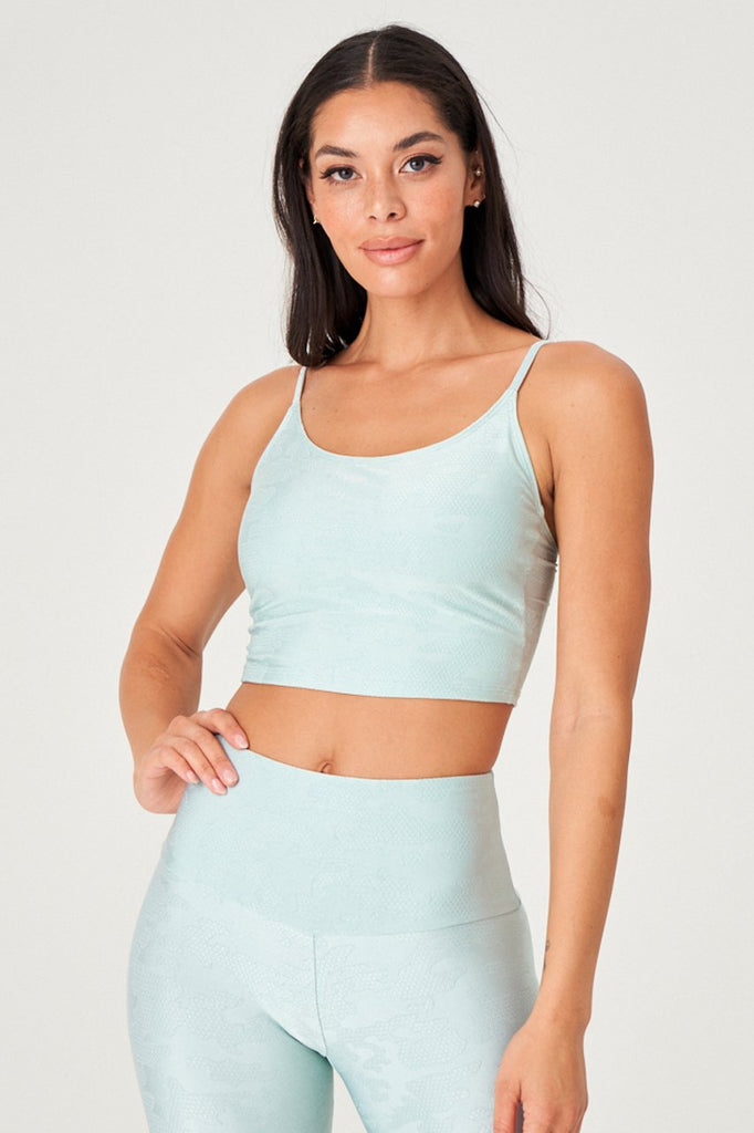 ONZIE Belle Cami Crop Glacier Jacquard, Shop Online at