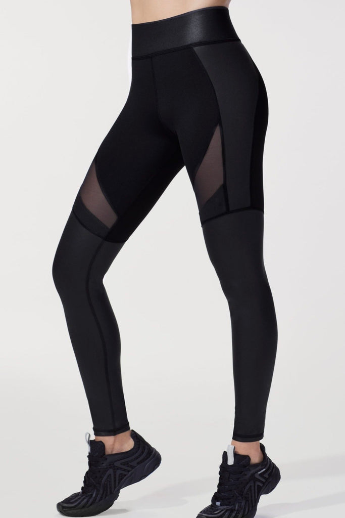 MICHI Enigma Legging Liquid Black | Shop Online at SPORTLES.com