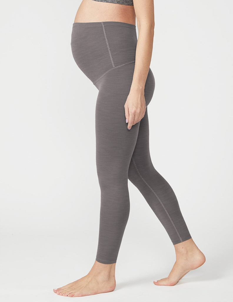 BEYOND YOGA Heather Rib Maternity Midi Legging - Shop at Sportles.com