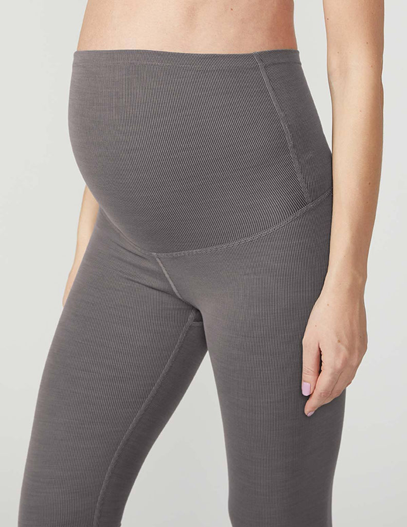 BEYOND YOGA Heather Rib Maternity Midi Legging - Shop at Sportles.com