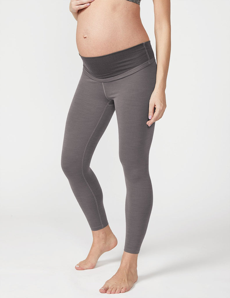 BEYOND YOGA Heather Rib Maternity Midi Legging - Shop at Sportles.com