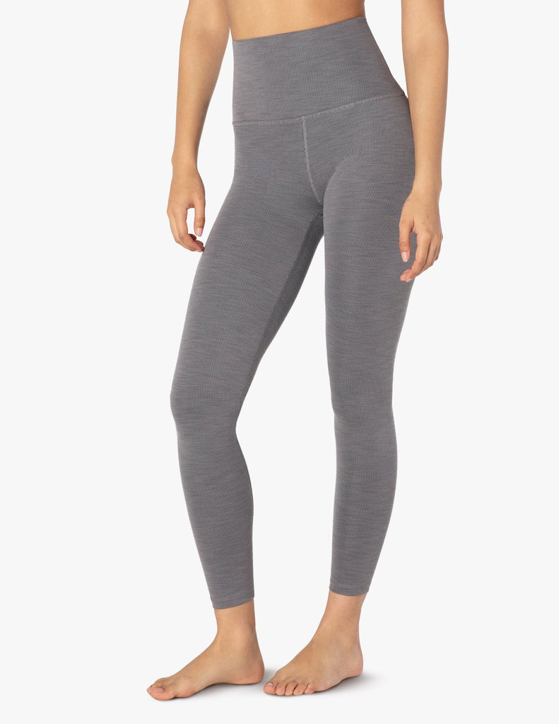 BEYOND YOGA Heather Rib High Waist Midi Legging - Shop at Sportles.com