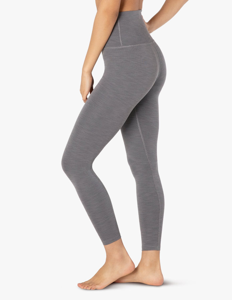 BEYOND YOGA Heather Rib High Waist Midi Legging - Shop at Sportles.com