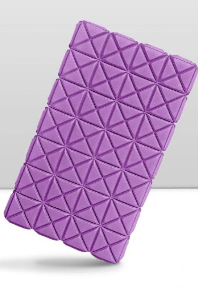 LES-FIT Foam Yoga Block Purple | Shop Online at SPORTLES.com