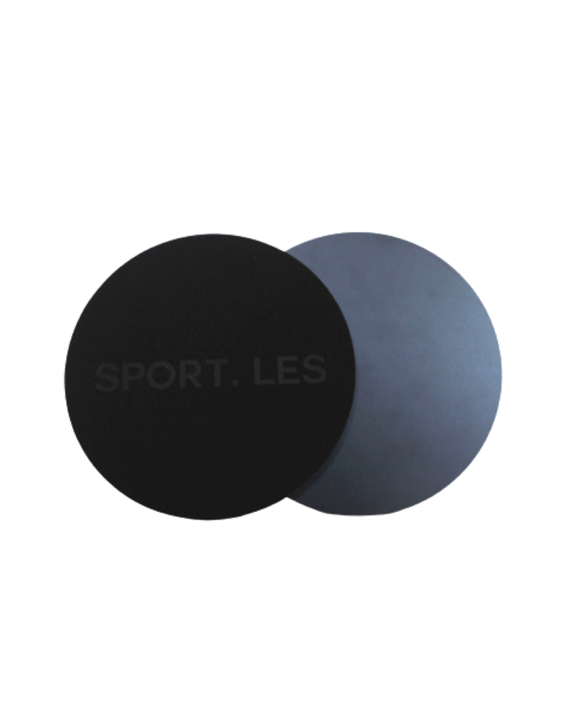 LES FIT Sliders Black | Shop Luxury Fitness Accessories | SPORTLES.com