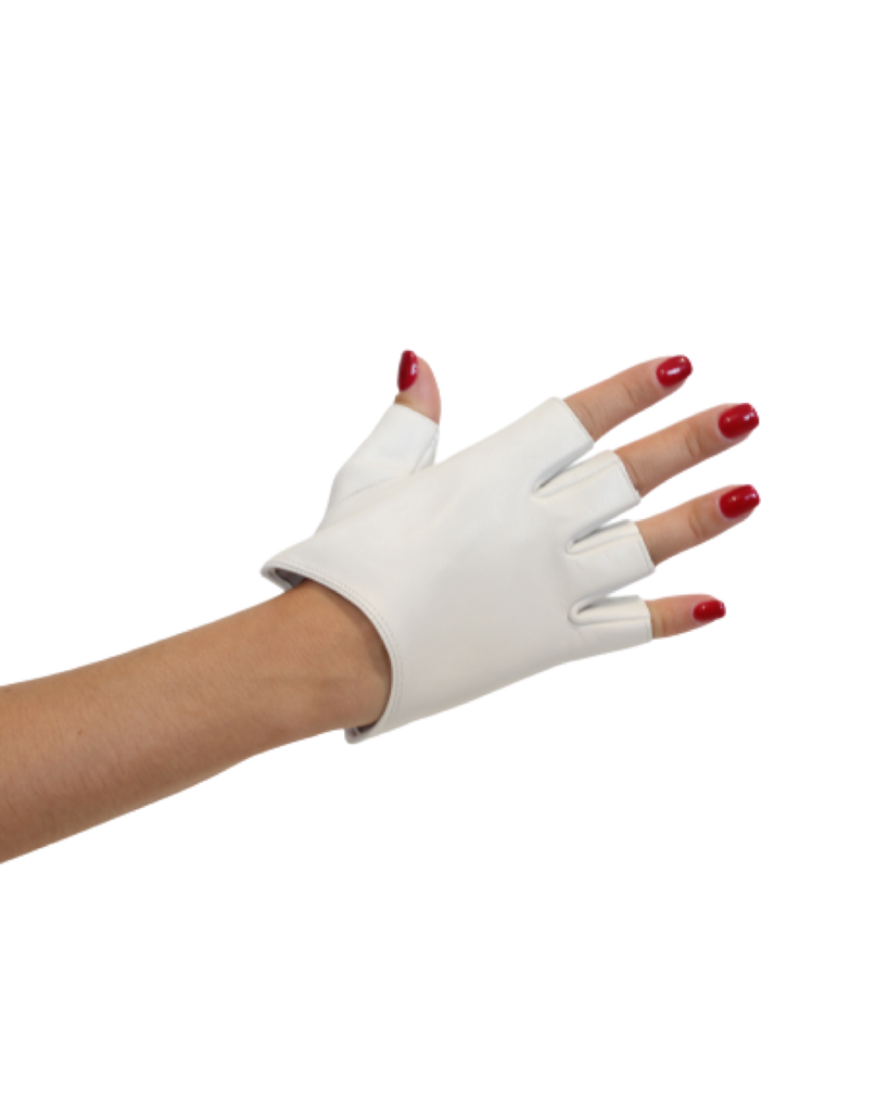 LES FIT Cycle Gloves White | Shop Luxury Fitness Accessories | SPORTLES.com