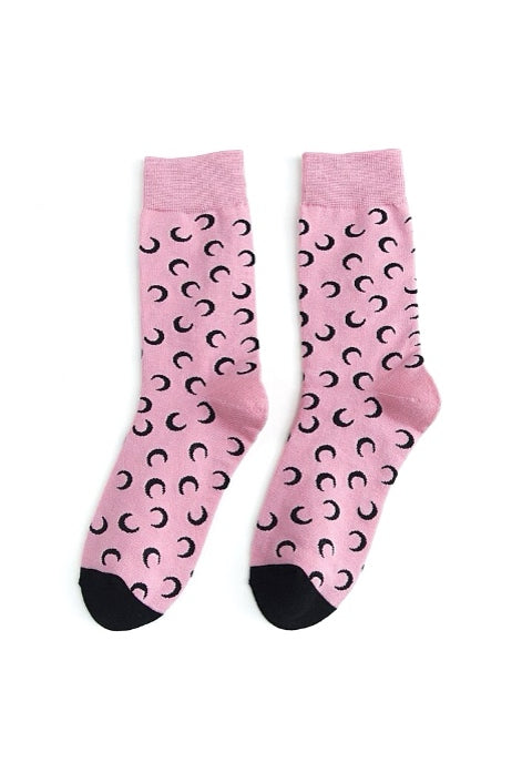 LES-FIT Half Moon Socks Pink | Shop Online at SPORTLES.com