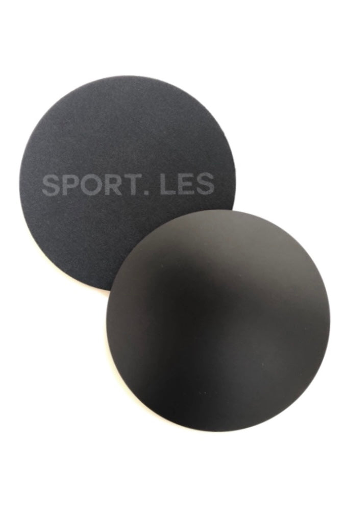 LES FIT Sliders Black | Shop Luxury Fitness Accessories | SPORTLES.com