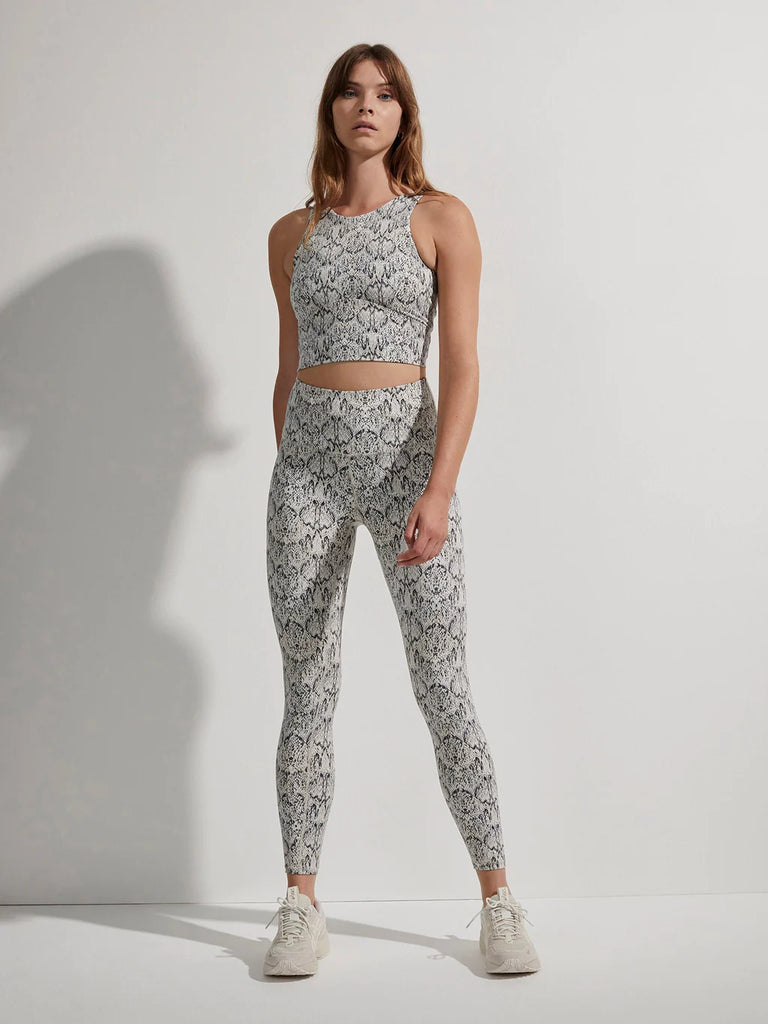 VARLEY Let s Move High Rise Legging 25 Mirrored Snake Shop