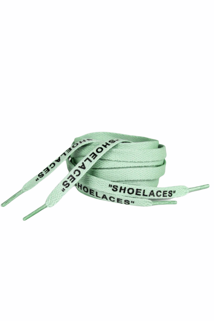 Mint green shoe laces online