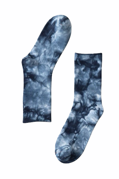 LES-FIT Tie-Dye Socks Blue | Shop Online at SPORTLES.com