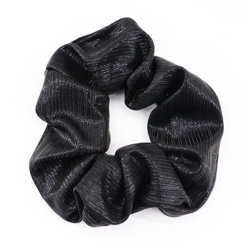 SPORT.LES - SPORT.LES Scrunchie Metallic Black - SPORTLES.com 