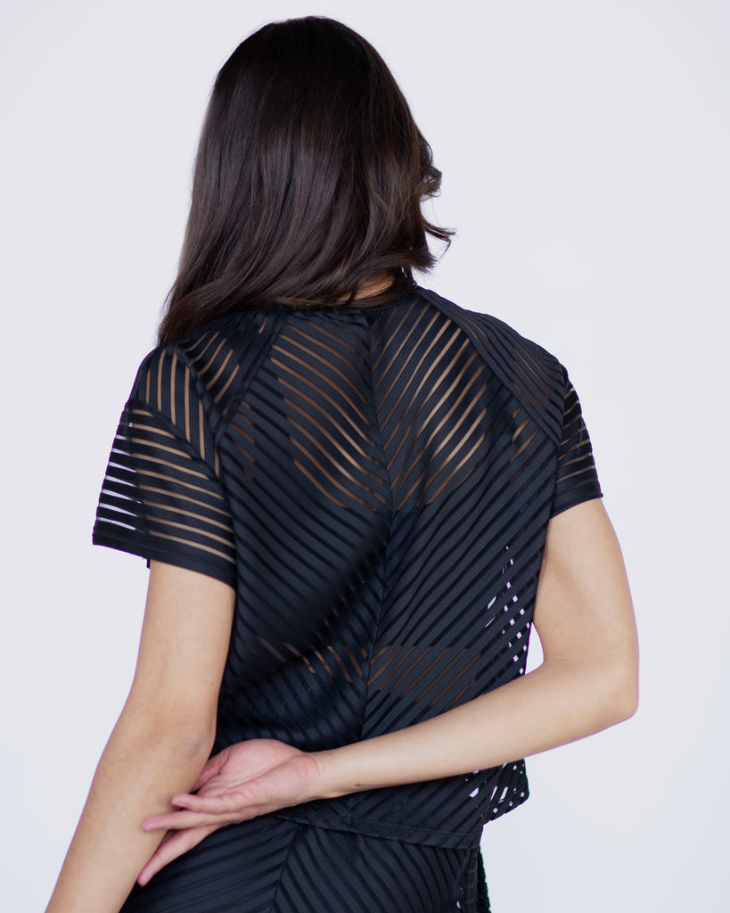 MICHI Shadow Top Black | Shop Premium Activewear at SPORTLES.com