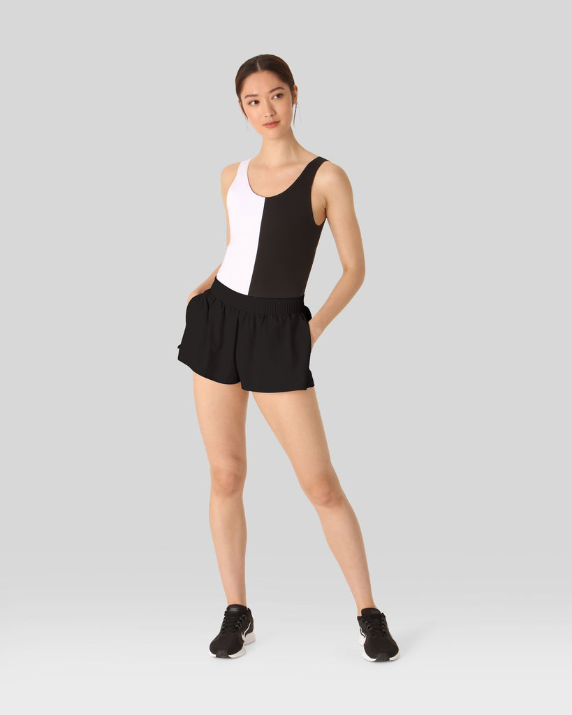 VAARA Stella Gathered Short Black  | Shop Online SPORTLES.com