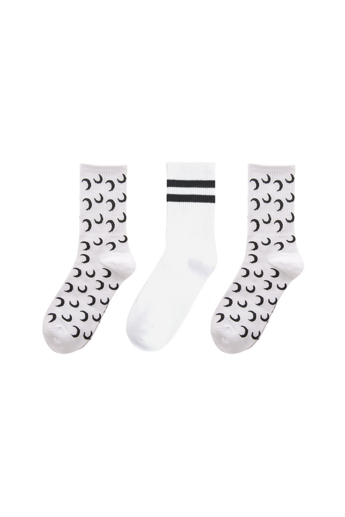 LES-FIT 3-Pack Socks White