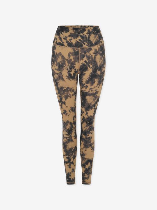 VARLEY Let's Go High Rise Legging 25 Flaxen Tie Dye | Shop Online at SPORTLES.com